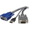 StarTech.com Cavo KVM -sottile VGA USB 2 in 1 1,8 m (SVUSBVGA6)
