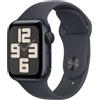 Apple Watch SE GPS 40mm Cassa Alluminio Mezzanotte con Mezzanotte Sport Band - S/M