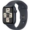 Apple Watch SE GPS 44mm Cassa Alluminio Mezzanotte con Mezzanotte Sport Band - S/M