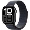 Apple Watch Series 10 Serie 10 GPS 42mm Cassa in Alluminio color Jet Black con Sport Loop