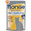 Monge Cat Natural Superpremium Kitten Tonno e Fegatini di Pollo - Bustina Da 85 Gr
