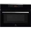 Electrolux KVMBE08X. Dimensione del forno: Piccolo, Tipo di forno: Forno elettrico, Capacità interna forno totale: 42 L. Posizionamento dell'apparecchio: Da incasso, Colore del prodotto: Acciaio inox, Tipo di controllo: Touch. Tipo di orologio: Elettro...