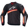Alpinestars Giubbotto Moto Alpinestars T-GP PLUS R V4 Nero Rosso Fluo