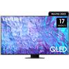 Samsung Series 8 TV QE98Q80CATXZT QLED 4K, Smart TV 98" Processore Neural Quantum 4K, SuperSlim Design, Carbon Silver 2023