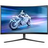Philips Philips Evnia 5000 32M2C5500W - Monitor a LED - gaming - curvato - 32 (31.5 visualizzabile) - 2560 x 1440 QHD @ 240 Hz - VA - 500 cd/m² - 4000:1 - DisplayHDR 400 - 0.5 ms - 2xHDMI, 2xDisplayPort - ardesia scura 32M2C5500W/00