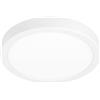 EGLO Plafoniera Argolis 2, luce a LED per esterni da muro o | soffitto, metallo e plastica bianca, luce bianca calda, IP44, diametro 28,5 cm