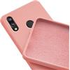 N NEWTOP Custodia Cover Compatibile per Huawei P20 Lite, Ori Case Guscio TPU Silicone Semi Rigido Colori Microfibra Interna Morbida (Rosa)