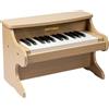 ZIPPY MAT Tastiera per pianoforte per bambini, 25 tasti, pianoforte digitale per bambini, mini strumento di apprendimento musicale, pianoforte in legno per bambini e bambine (Quercia)