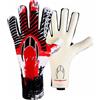 HO Soccer Pro Evolution Squadra Negative England Guanti da Portiere, Unisex Bambino, Rosso/Bianco, 5