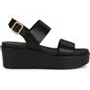 Geox Sandalo da donna D XAND 2.2S A Wedge Sandal, DK Skin/Champagne, 39 EU, Dk Skin Champagne, 39 EU