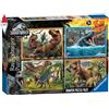 RAVENSBURGER PUZZLE RAVENSBURGER PUZZLE 4X100 JURASSIC WORLD