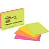Post-it Foglietti Super Sticky Grandi, 180 Foglietti, 101 mm x 152 mm | a Tenuta Extra Forte per Riunioni, Elenchi e Promemoria; Riposizionabili, Aderiscono su Superfici Verticali