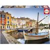 Educa - Puzzle 1000 pezzi Porto di Martigues, Provenza | Puzzle Paesaggi | Misura 68x48 cm | Colla Fix inclusa | Per Adulti 14+ (19928)