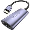 MOGOOD Adattatore da USB C a HDMI, [4K@60Hz, Thunderbolt 3/4] Adattatore da Tipo C a HDMI Adatto per iPhone 15 Pro/Max, MacBook Pro/Air, iPad Pro, iMac, XPS, Surface Book e Laptop