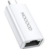 MOGOOD Adattatore da USB C a Ethernet, Gigabit Ethernet a USB Tipo C, Adattatore da Tipo C (Thunderbolt 4/3) a Rete Internet LAN Rj45 per iPhone 15 Pro/Max, MacBook Pro/Air, iPad Pro e altro.