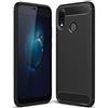 NALIA Custodia compatibile con Huawei P20 Lite, Cover Protezione Ultra-Slim Case Protettiva Morbido Telefono Cellulare in Silicone Gel, Gomma Smartphone Bumper Copertura Sottile - Nero