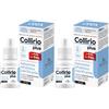 Paladin Pharma SpA Sanavita Collirio Plus Set da 2 2x10 ml Gocce oftalmiche