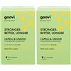 THE Good Vibes Company Srl Goovi Stronger, Better, Longer Integratore Alimentare per Capelli & Unghie Compresse Set da 2 2x60 pz