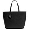Armani Exchange Liz - Borsa per la spesa aperta da donna, colore nero (nero), 28 x 11 x 40 cm (larghezza x altezza x profondità), EU, schwarz, taglia unica