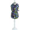 Croci C7174545 Impermeabile per Cani Grey Dots, Cm 30