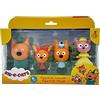 Bizak Kid e Cats Pack 4 Figuras 8 cm Articuladas (63175006) Giocattolo, Multicolore