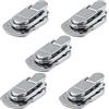 gexuamz Chiusura a Leva Toggle Latch Fermaglio Chiusura a Scatto Chiusure 5 Pezzi in Acciaio Inox Fibbia di Chiusura per Scatola, Cassaporte, Cassetto, Armadietto per Cosmetici.