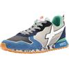 w6yz Jet-M Suede/Nylon Marble Sole Azure-Multi