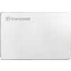 Transcend StoreJet 25C3S disco rigido esterno 1 TB 2.5 USB tipo-C 3.2 Gen 1 (3.1 Gen 1) Argento