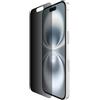 Belkin ScreenForce InvisiGlass Privacy Pellicola Protettiva per iPhone 16, proteggi schermo antigraffio, resistente agli impatti, applicazione senza bolle, vetro riciclato per iPhone 16, 15, 14 Pro