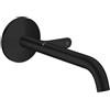 AXOR One rubinetto lavabo, installazione a parete, 48112670, One nero opaco [Rubinetteria Bagno > Rubinetteria Lavabo]