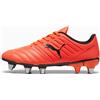 PUMA Scarpe da rugby uomo Avant, Nero/Rosso/Altro