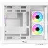 Itek Case Itek Dark Cave DS Tower Gaming ATX Ventola ARGB Pannello laterale/frontale in vetro temperato 2xUSB3 Tipo C Bianco [ITGCADCDSW]