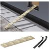 QLS Scala per gatti, gradino per gatti, per balcone, scale, 1 m, con ganci in metallo