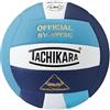 Tachikara Sensi-Tec - Pallone da pallavolo composito ad alte prestazioni (blu polvere/bianco/navy)