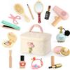 Atoylink Trucchi Bambina in Legno 3 4 5 6 Anni, Finti Trucchi Set con Set Parrucchiera Bambina Trousse Trucchi Giocattoli Giochi Legno Regalo per Bambini Ragazza 3 4 5 6 7 Anni