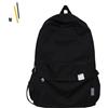 SYDXGD Zaino Aesthetic per Ragazze, Kawaii Scuola Bag, Backpack per Scuola, Rucksack Aesthetic, Ragazze Backpack, Nero (Nero)