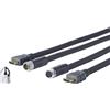 Vivolink PROHDMICW20 cavo HDMI 20 m tipo A [Standard] Nero (PRO CROSS WALL CABLE - . Warranty: 1188M) [PROHDMICW20]