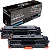 NoahArk Compatibile per 205A CF530A Sostituzione cartuccia toner per HP Color Laserjet Pro M181FW M181 M180 180N HP Color Laserjet Pro M154A M154NW M154 Stampante(2 Nero)