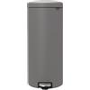 BRABANTIA PATTUMIERA A PEDALE, 30 LT NEWICON GRIGIO