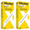 Maalox 400+400 sospensione orale, contro acidità di stomaco occasionale, 250 ml 2x250 Sospensione
