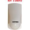 Inim QDT200H-D-Kit-4x Rilevatore cablato a Doppia Tecnologia con Anti-accecamento - Inim