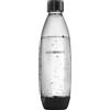 Sodastream - Bottiglia 1 Litro Fuse dalla linea elegante lavabile in lavastoviglie compatibile con gasatori DUO, TERRA, SPIRIT, ONE TOUCH, GENESIS, 9x9x28 centimetri