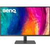 BenQ PD3205U Designer Monitor (tecnologia AQCOLOR, 32 pollici, 4K UHD, IPS, ricarica USB-C, DP / HDMI, KVM, altezza regolabile) Compatibile con MacBook