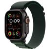 Apple Watch Ultra 2 GPS + Cellular 49mm Cassa Titanio Nero - Dark Green Alpine Loop - Small