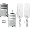 Bticino Kit audio bifamiliare doppio ingresso Sprint 2 fili 2 chiamate - 366821/2