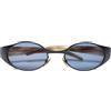 Gucci Pre-Owned - Occhiali da sole ovali - Donna - plastica - Taglia unica - Grigio