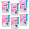 Cat&Rina Long Life Lettiera per Gatti ai Cristalli di Silicio Super Assorbente da 5,5l. Sabbia Priva di Polvere, fino a 30 giorni di utilizzo. Lettiera anti odore. Confezione da 6 pezzi