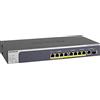 NETGEAR MS510TXPP Switch 10 porte 10GB, switch PoE multi-Gigabit, 8 porte POE, 180W e 2 porte SFP+, gestione con Insight Cloud, montaggio su desktop e rack