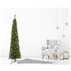 KAEMINGK Albero di Natale Pencil Pine - 210 cm con Luci LED