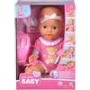 Simba New Born 105030069 - Bambola in vinile con funzione di bere e bagnato, con certificato di nascita e accessori, 4 pezzi, 30 cm, a partire dai 3 anni in su
